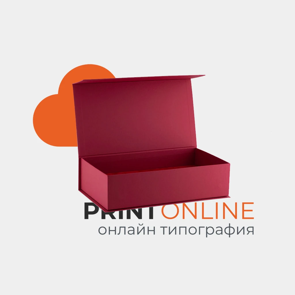 Коробка книжка с магнитным клапаном
